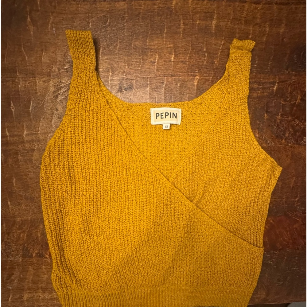 PEPIN | sleeveless knit top XS